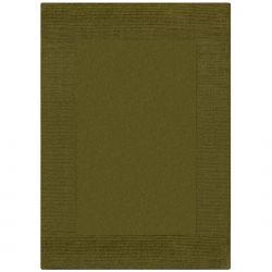 Tapis classique Laine Rectangulaire Vert Kaki Tuscany