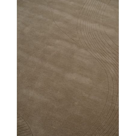Tapis original Fluid Arc Earth motif