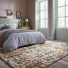 Tapis en laine ivoire Floral Emilia CHAMBRE