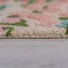 Tapis en laine ivoire Floral Emilia epaisseur