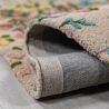 Tapis en laine ivoire Floral Emilia dos