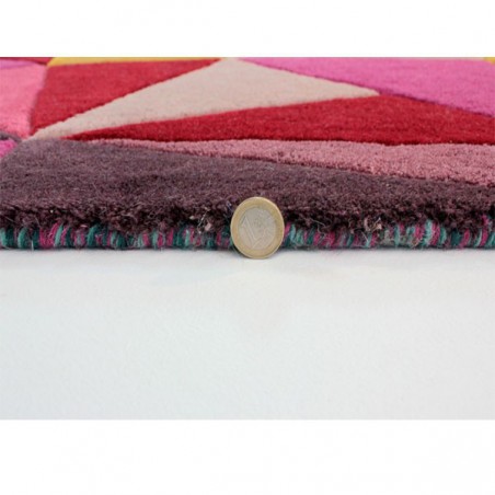 Tapis de salon design Falmouth multicolore par Flair Rugs