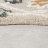 Tapis original laine rose Floral Daphne