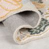 Tapis original laine rose Floral Daphne