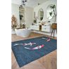 Tapis moderne Japanese Pond en PET