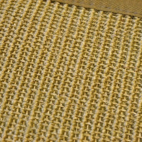 Tapis sur-mesure en sisal gansé beige