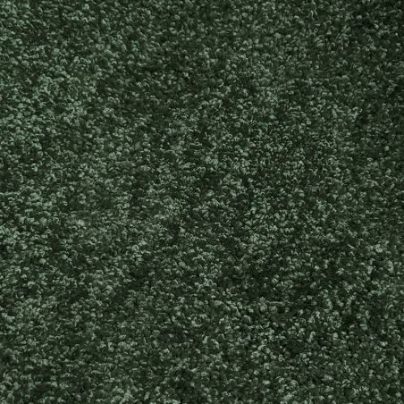 Tapis sur Mesure Rond Vert Santiago couleur