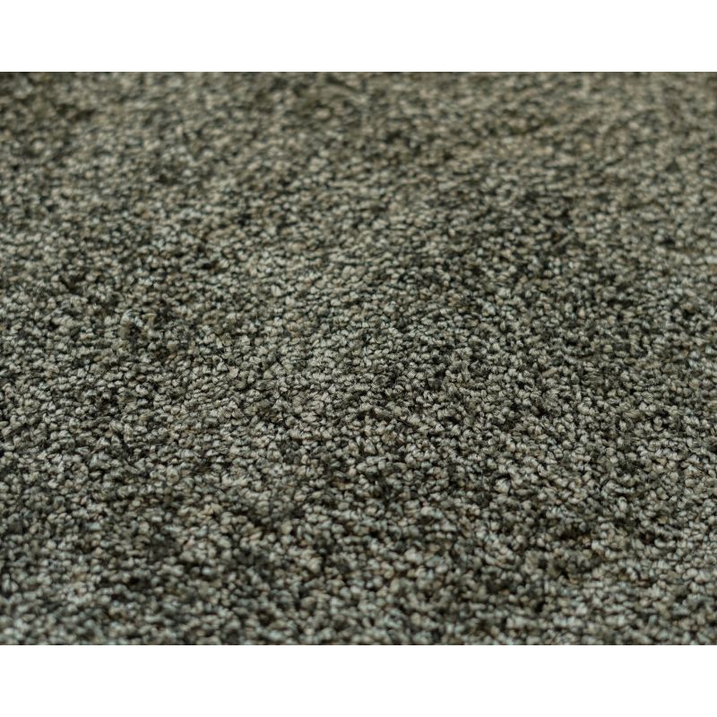 Tapis sur Mesure Rond Vert Santiago texture