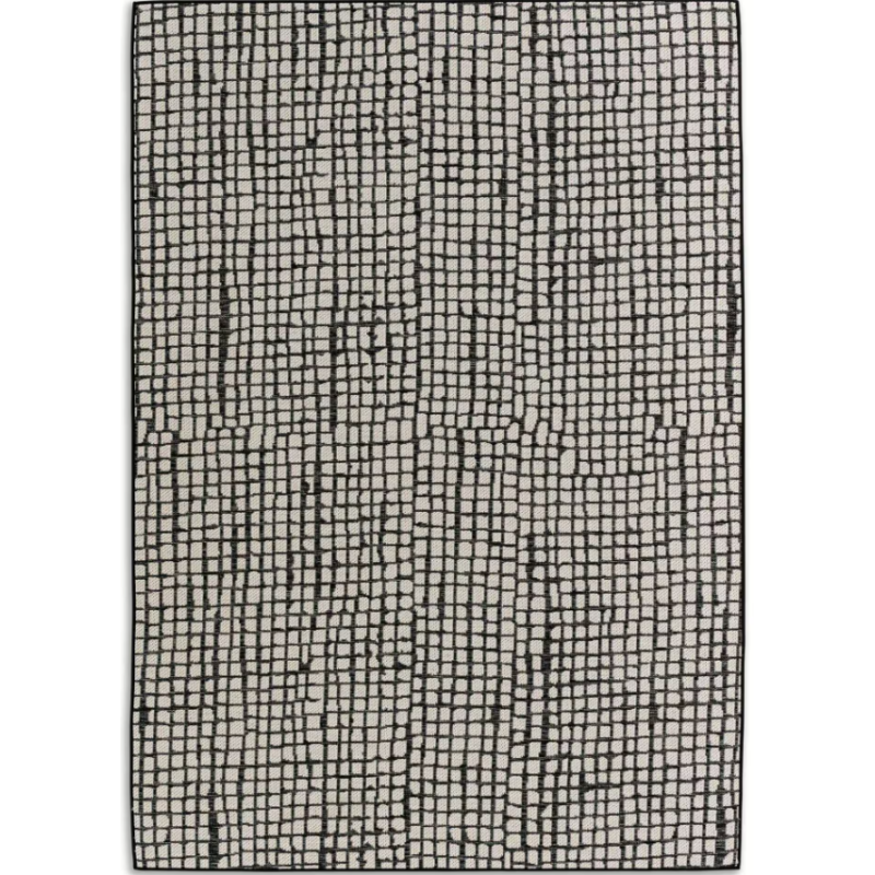 Tapis d'extérieur Parkland Noir et blanc