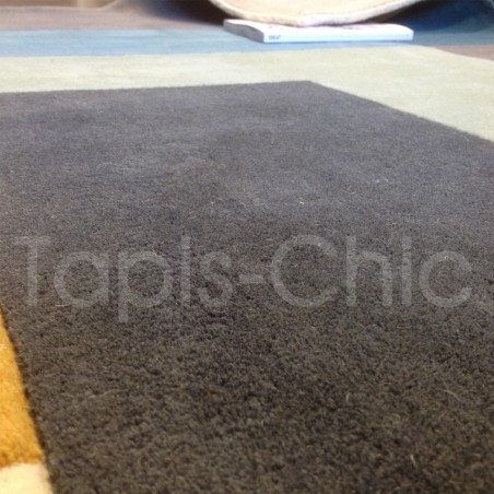 Tapis rectangulaire Tetris Aqua par Linie Design