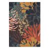 Tapis de salon moderne en laine multicolore Estella Submarine