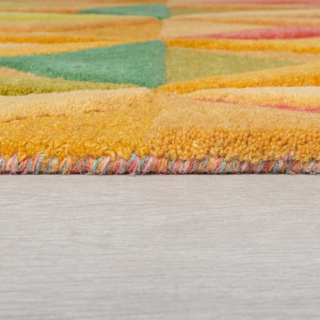 Tapis illusion en laine