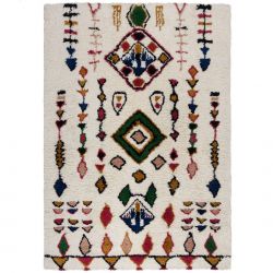 Tapis berbere epais en pure laine Fes 