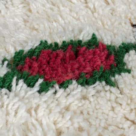 Tapis berbere epais en pure laine Fes 