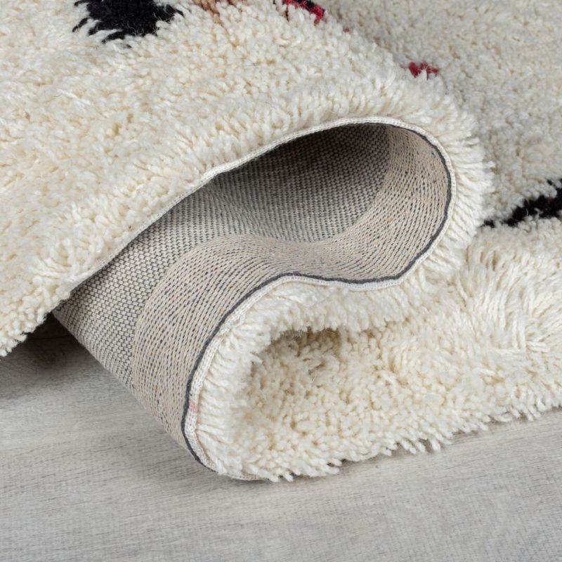 Tapis berbere epais en pure laine Fes 