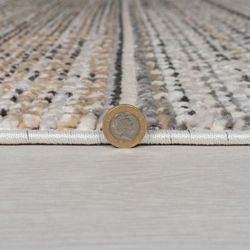 Tapis d'extérieur polypropylène Beige naturel Camino epaisseur