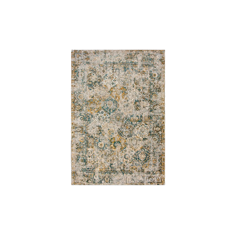 Tapis de salon tissé plat en polyester Bakhtiari Fener