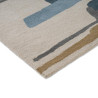 Tapis en laine formes géométriques Zeal Indigo