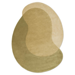 Tapis Pure laine Element Lane Vert