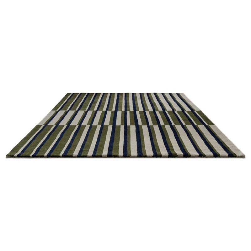 Tapis moderne haut de gamme pure laine Décor Pilar Moss