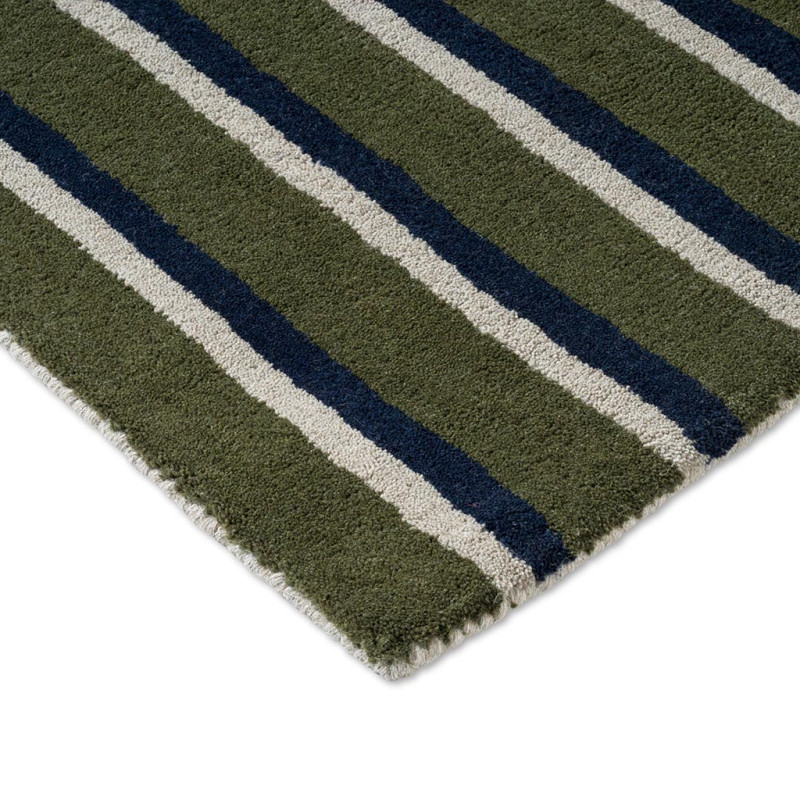 Tapis moderne haut de gamme pure laine Décor Pilar Moss
