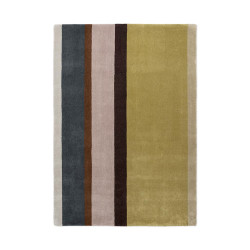 Tapis moderne haut de gamme pure laine Décor Linear Retro