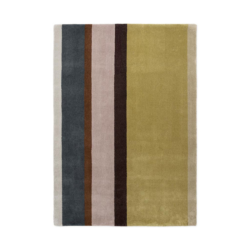 Tapis moderne haut de gamme pure laine Décor Linear Retro