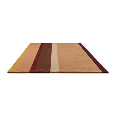 Tapis moderne haut de gamme pure laine Décor Linear Ruby