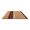 Tapis moderne haut de gamme pure laine Décor Linear Ruby