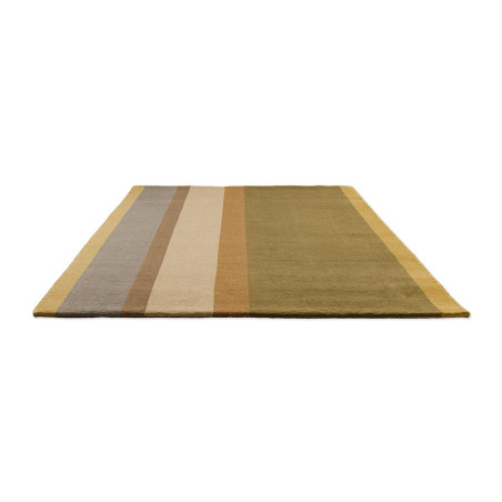 Tapis moderne haut de gamme pure laine Décor Linear Earth
