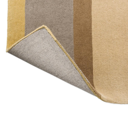 Tapis moderne haut de gamme pure laine Décor Linear Earth