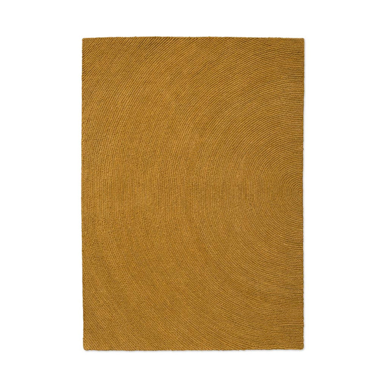 Tapis moderne haut de gamme pure laine Décor Echo Ochre