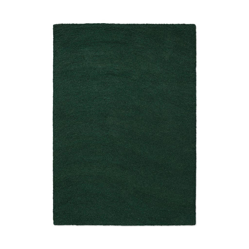Tapis moderne haut de gamme pure laine Décor Echo Vert