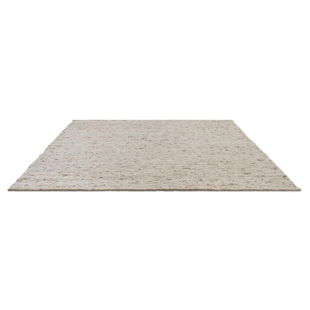 Tapis haut de gamme laine beige chiné Sober Natural