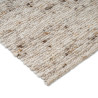Tapis haut de gamme laine beige chiné Sober Natural