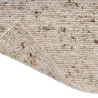 Tapis haut de gamme laine beige chiné Sober Natural