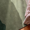 Tapis en laine vert Sedimentary