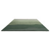 Tapis en laine vert Sedimentary