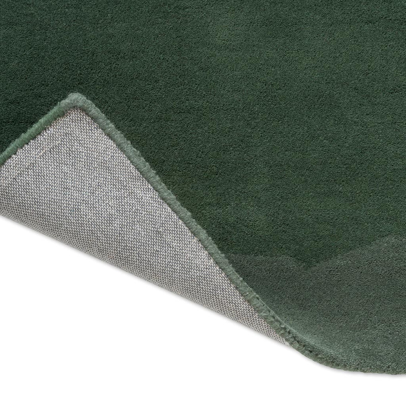 Tapis en laine vert Sedimentary