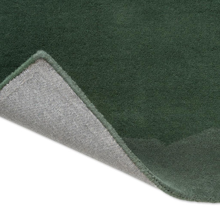 Tapis en laine vert Sedimentary