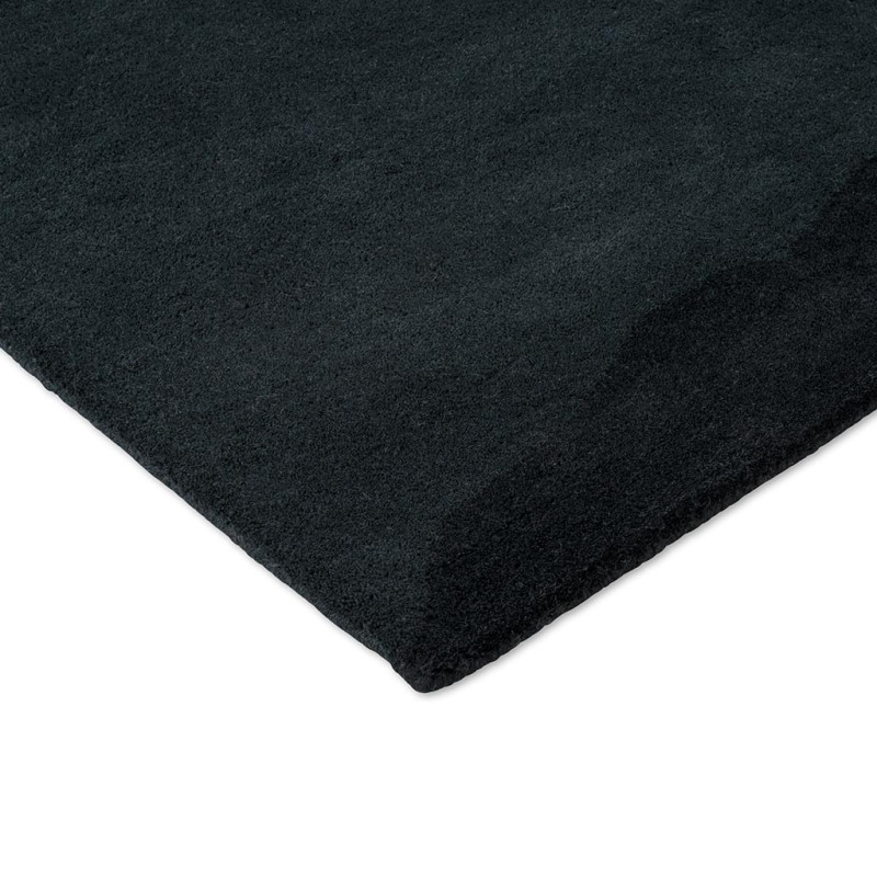 Tapis en laine bleu Sedimentary