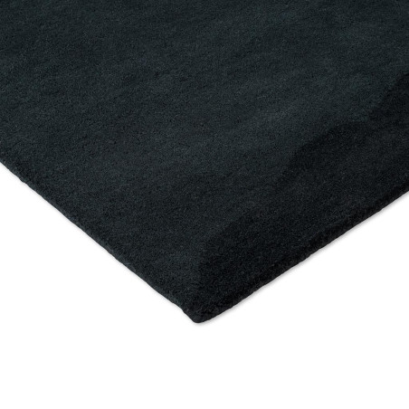 Tapis en laine bleu Sedimentary
