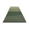 Tapis de couloir en laine vert Sedimentary