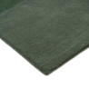 Tapis de couloir en laine vert Sedimentary