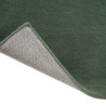 Tapis de couloir en laine vert Sedimentary