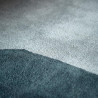 Tapis de couloir en laine bleu Sedimentary