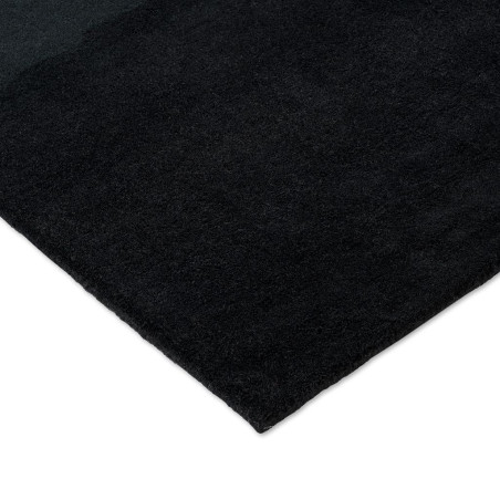 Tapis de couloir en laine bleu Sedimentary