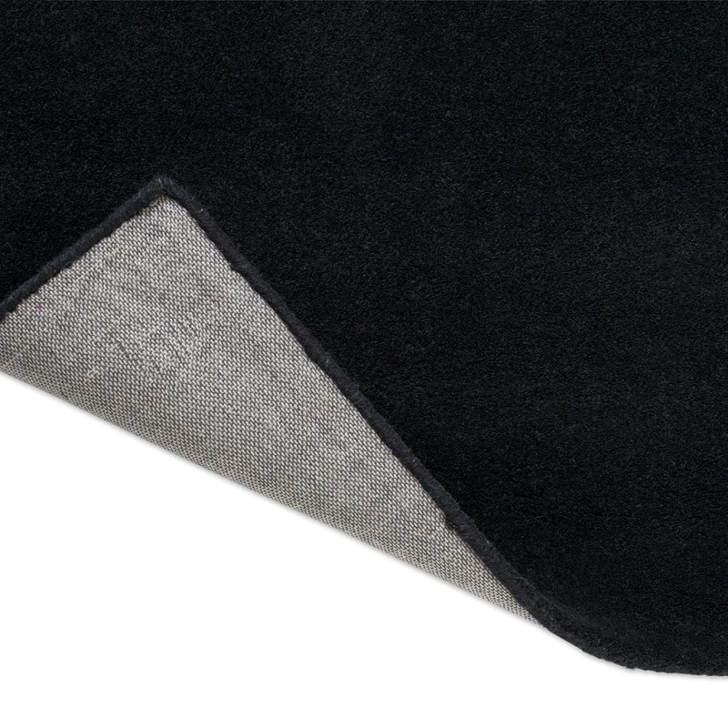 Tapis de couloir en laine bleu Sedimentary
