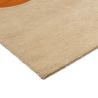 Tapis en laine tufté main Flower Pumpkin Ecru detail