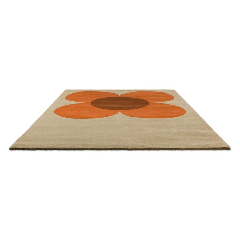 Tapis en laine tufté main Flower Pumpkin Ecru packshot
